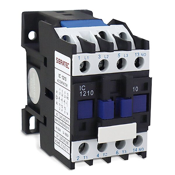 Contator Tripolar Ic1210 12a | 1na | Bobina 220 Vca